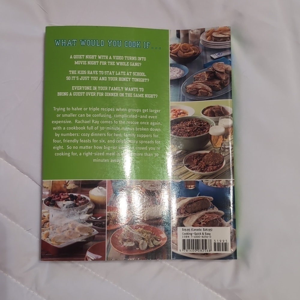 Rachael Ray 2, 4, 6, 8 Great Meals For Couples Or Crowds Recipe Cook Book - Picture 3 of 4
